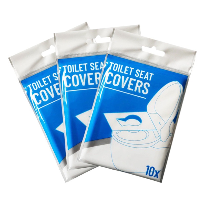 Procesamiento desechable estera del inodoro portátil independiente viaje soluble en agua Hotel cojín de papel higiénico público