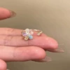 I-48 Colorful Single Flower Ring