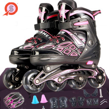 跨境直排轮滑溜冰鞋成人全套装3-5-6-8-10岁旱冰男女初学者小学生