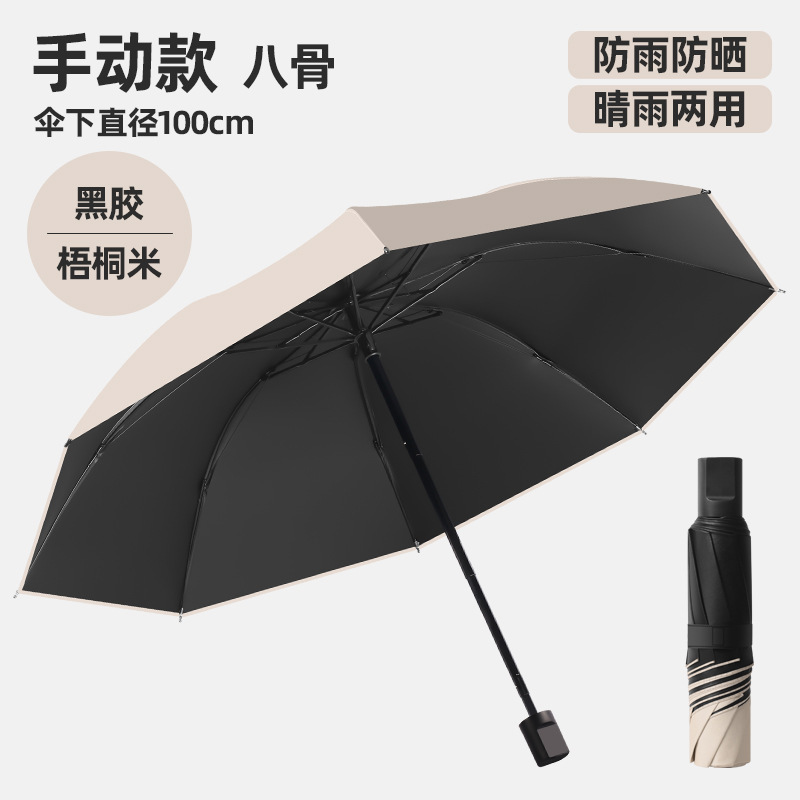 24本骨全自動折りたたみ傘、高級晴雨兼用日よけ・UVカット折りたたみ傘、男女兼用|undefined