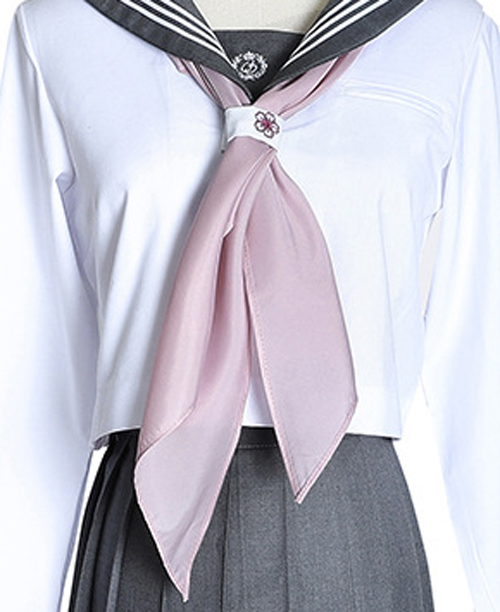JK uniformes bufandas triangulares bufandas uniformes marineros bufandas universidades japonesas gran corbata marrón azul acuático