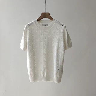 南油高奢女装·26年miu系春夏新品 yb开发 立体花卉镂空针织