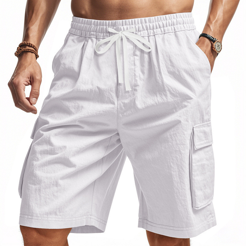 Transfronterizos Amazon Hot Sale American Outdoor Suelto Táctico Hombre Multi-bolsillo herramienta Casual Pantalones cortos de playa deportivos