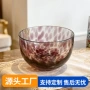 手工家用定制彩点玻璃碗