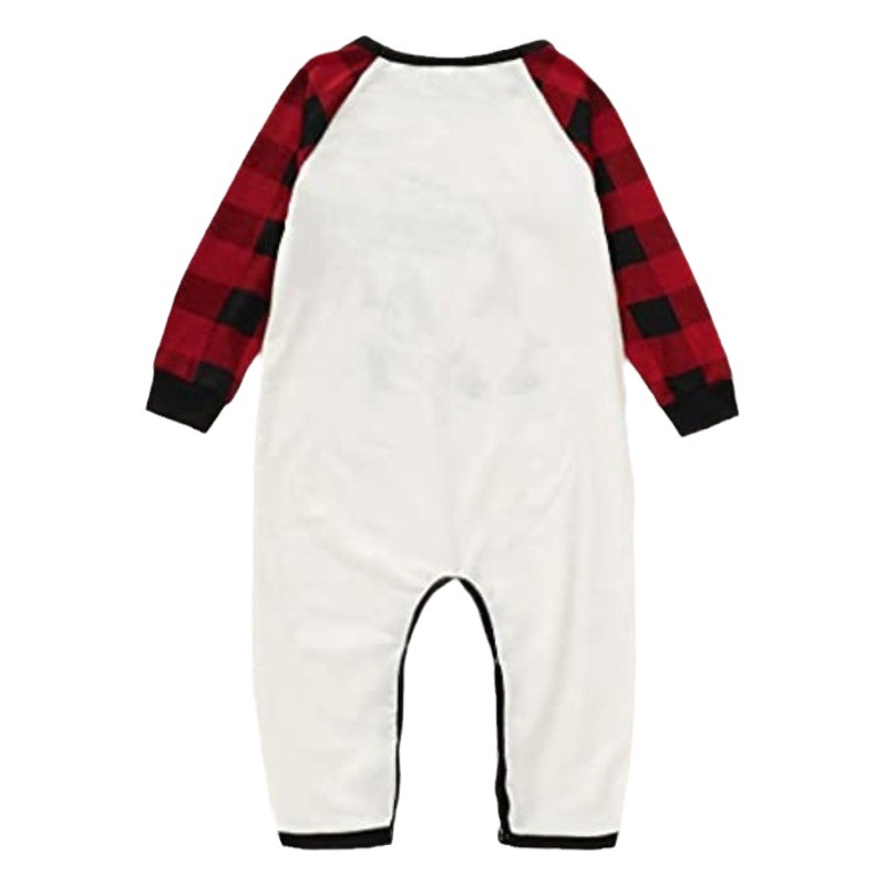 Cross-border Home wear padre-niño árbol de Navidad carta impresión familia juego pijamas traje fabricante en stock