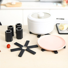 Folding Insulating Table Mat, Heatproof Home Dining Mat, Pot Mat, Table Pad, Bowl Mat, Casserole Insulating Mat, High Temperature Resistant Mat