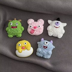 かわいいぬいぐるみリトルモンスター第二世代手作りヘアピン携帯電話ケースカーセンターコンソール電気自動車 diy 装飾アクセサリー