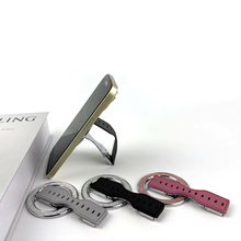 新款创意手柄款锌合金磁吸Magsafe闪粉手机折叠懒人桌面强磁支架