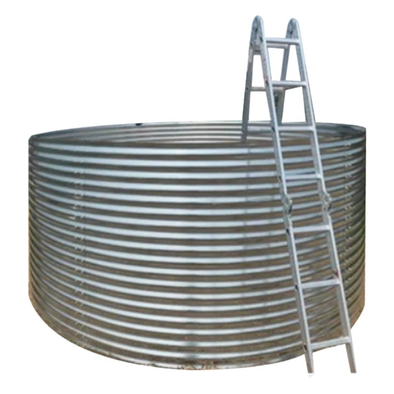 Высокоплотный оцинкованный лист для разведения рыбы открытый круглый холст железная пластина резервуар водный пруд с рыбами оцинкованная плита пруд для рыбы