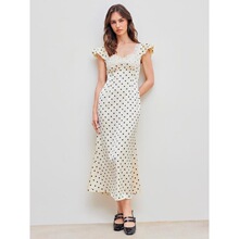 P 13915 French Dot Bubble Sleeve Dress ��������ȹ �羳