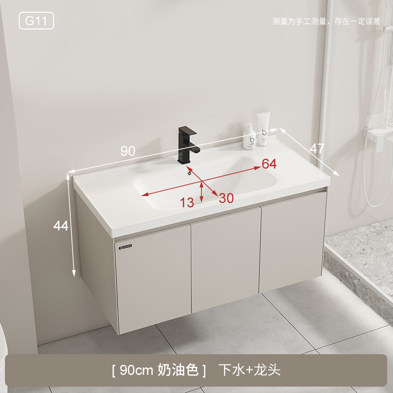 G11 estilo crema 90 cuenca plana + grifo