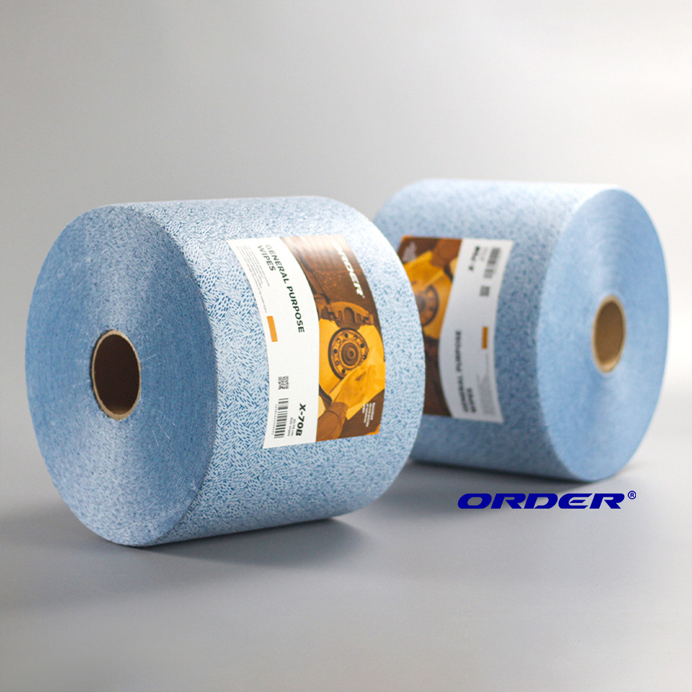 欧德 厂家供应重油污区专用吸油擦拭布 工业无尘擦拭纸 吸油吸水