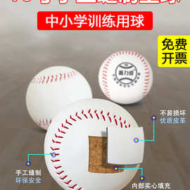 小学生10寸12寸垒球9号棒球软硬实心中考训练比赛标准运动会