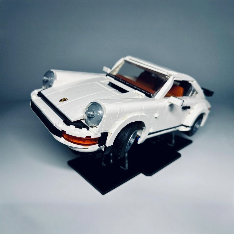 跨境兼容乐高复古保时捷911turbo儿童拼搭跑车积木模型玩具礼物|undefined