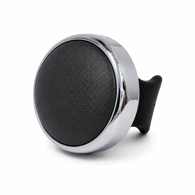 Car Steering Wheel Power Ball Bearing Type for Cars and Trucks, One-Hand Turning Aid, Labor-Saving One-Hand Steering Power Ball (Steering wheel booster) - skin-texture-black