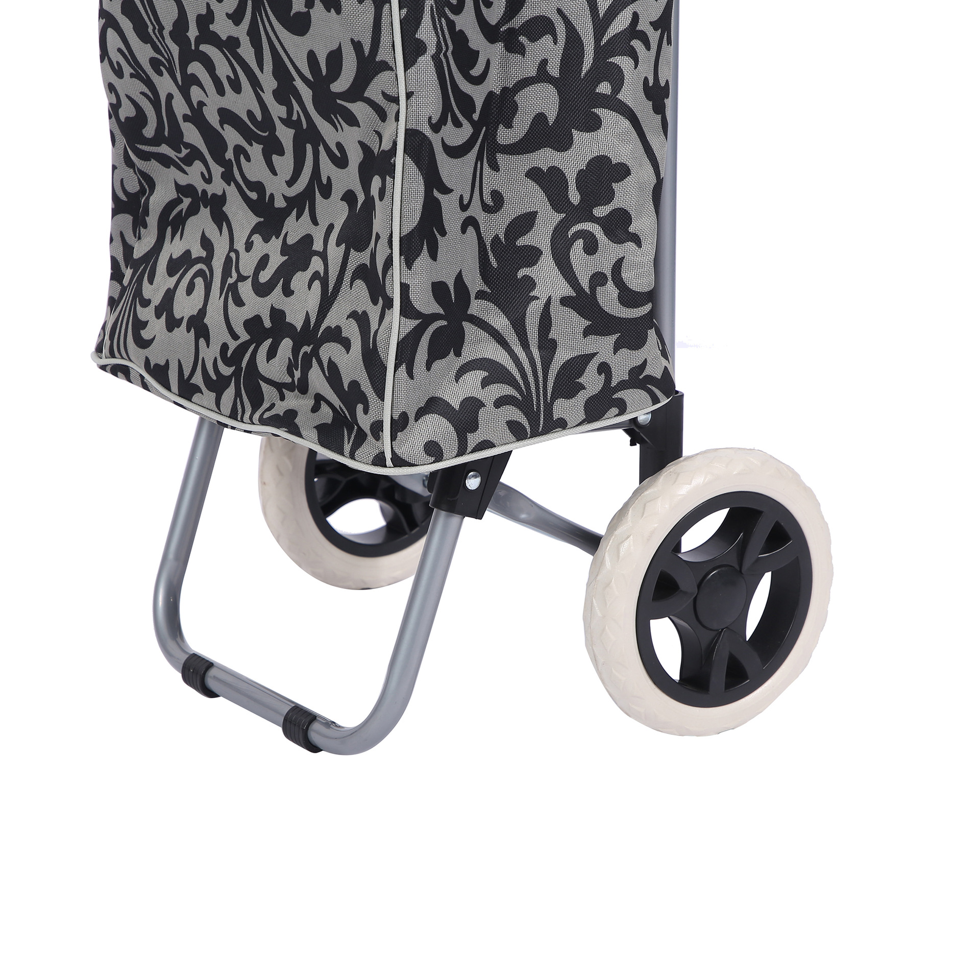 Carrito de compras doméstico escaleras de compra de verduras domésticas plegables remolque de mano ligero carro de mano de ancianos