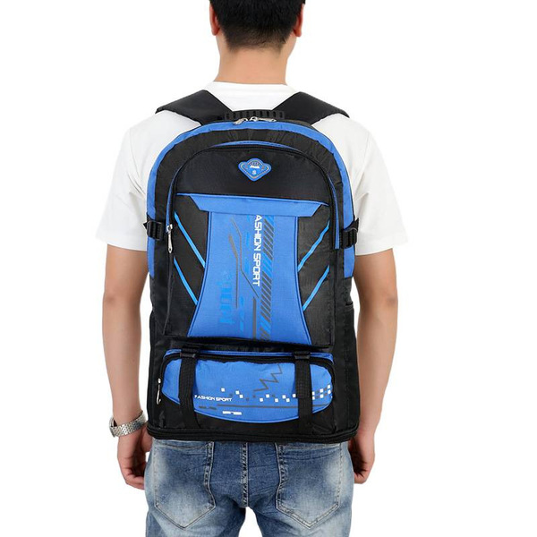 Big capacious wear-resistant sports backpack