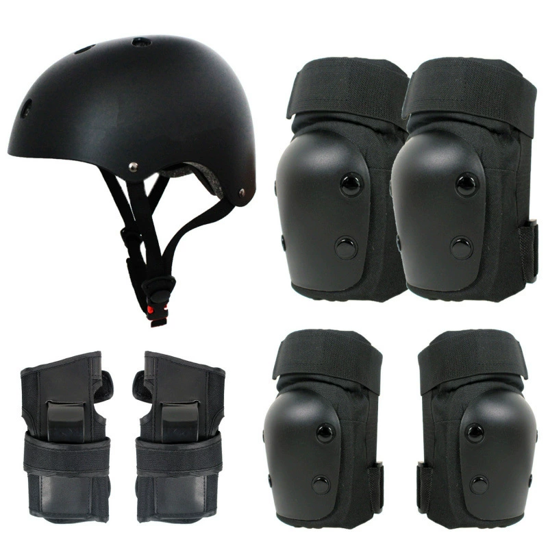 Защитное снаряжение для лыж и скейтборда, комплект шлемов, профессиональные наколенники против падения, полный комплект оборудования для катания на роликах, балансировочный велосипед для взрослых и детей.