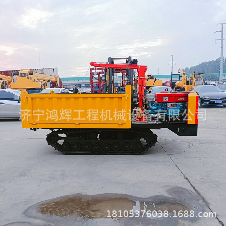 加吊管3吨履带车 爬山王履带翻斗车 全地形链轨拖拉机