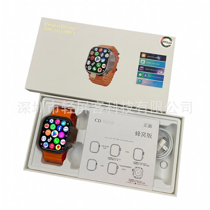 Cd12 Smart Watch S10 Ultra3 Touch Button Amoled Screen 4g Cellular Version Google Download App Cd12 Smart Watch S10 Ultra3 Touch Button Amoled Screen 4g Cellular Version Google Download App
