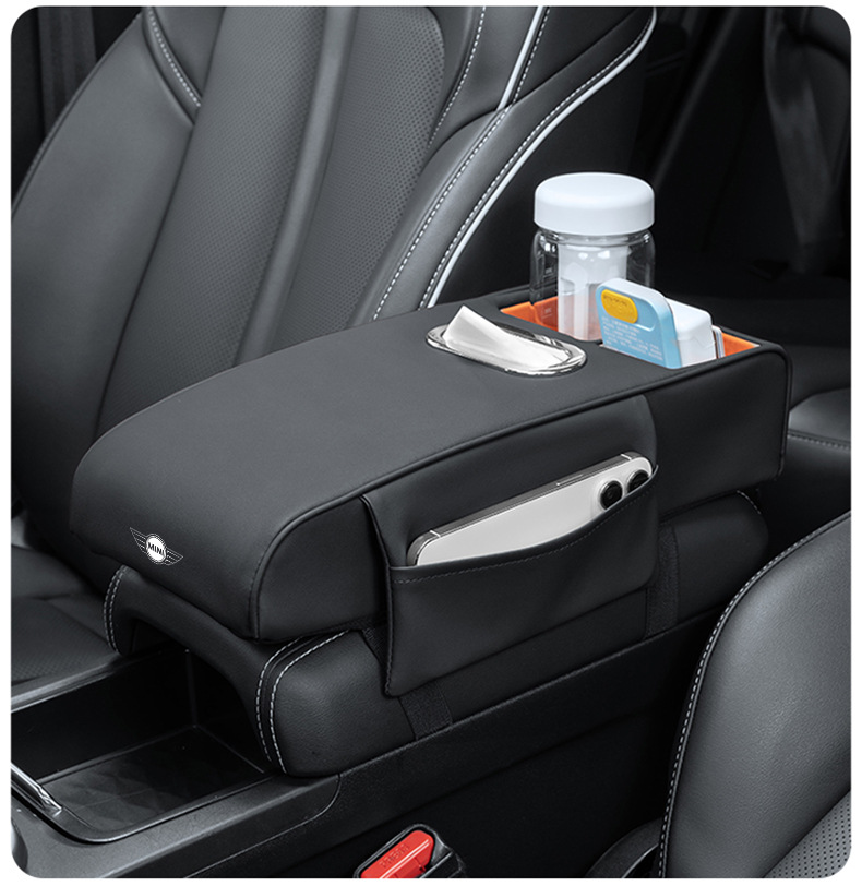 Suitable for BMW MINI with central control central armrest box storage box cooper F55F56F57 interior modification