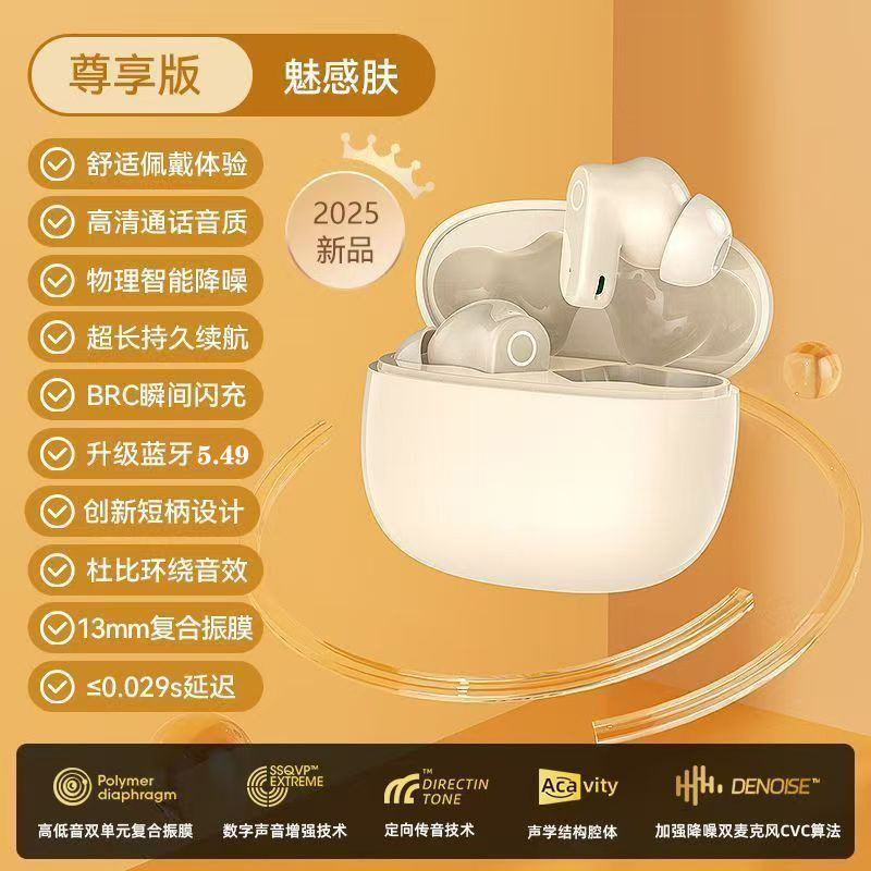 Audífonos Bluetooth AirMAX Transfronterizos, Intrauditivos, Pantalla Táctil LCD a Color, Reducción de Ruido, Modelo Transparente, Batería de Ultra Larga Duración, Deportivos