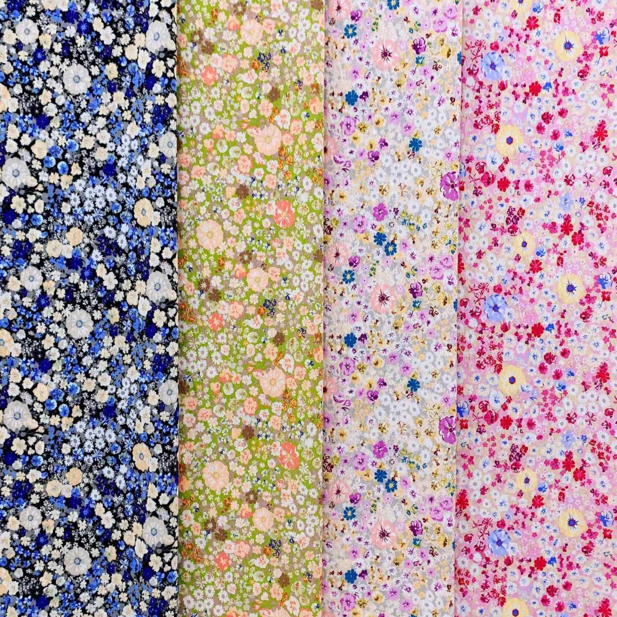 现货锦棉天丝单丝人棉布料连衣裙衬衣裙印花面料女装透气布批发