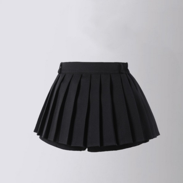 블랙 2322 이슬 바지 일본 스커트