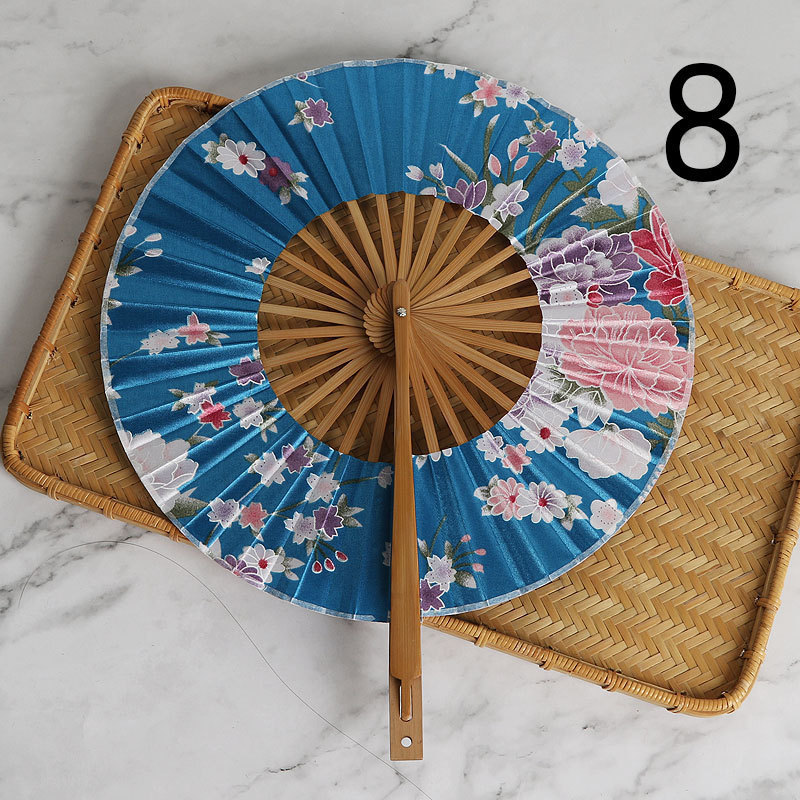 Fan de molino de viento plegable personalizado para dibujar el estilo japonés fan plegable fan plegable portátil animación al por mayor personalizado