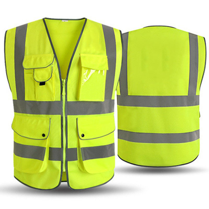 Factory Direct Sales Reflective Vest with Multiple Pockets, Clothing for Traffic Construction Safety, Protective Vest for Traffic Construction Safety Factory Direct Sales Reflective Vest with Multiple Pockets, Clothing for Traffic Construction Safety, Protective Vest for Traffic Construction Safety