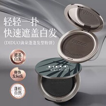 DIDUO滴朵美发遮盖白发粉饼快速补色遮白控油丰盈美发粉饼13g