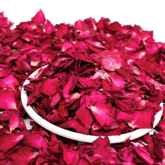 50g bagged rose petals Bath rose dry petals spa foot bath hotel rose petals