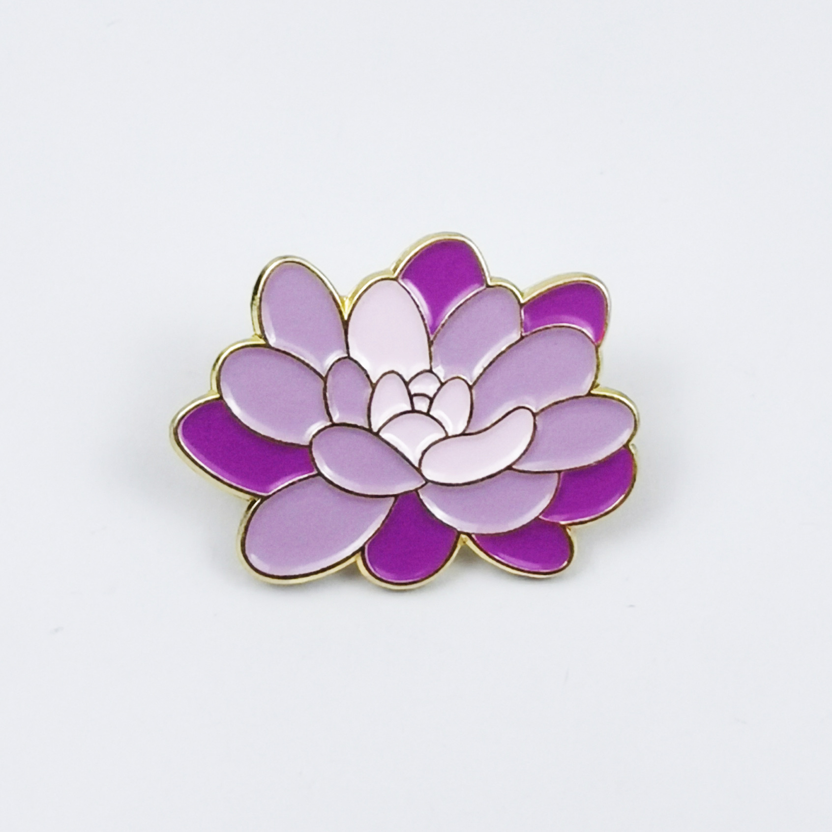 Broche de flor de planta creativa pequeño vestido de niña fresca insignia accesorios vestido personalizado broche de metal