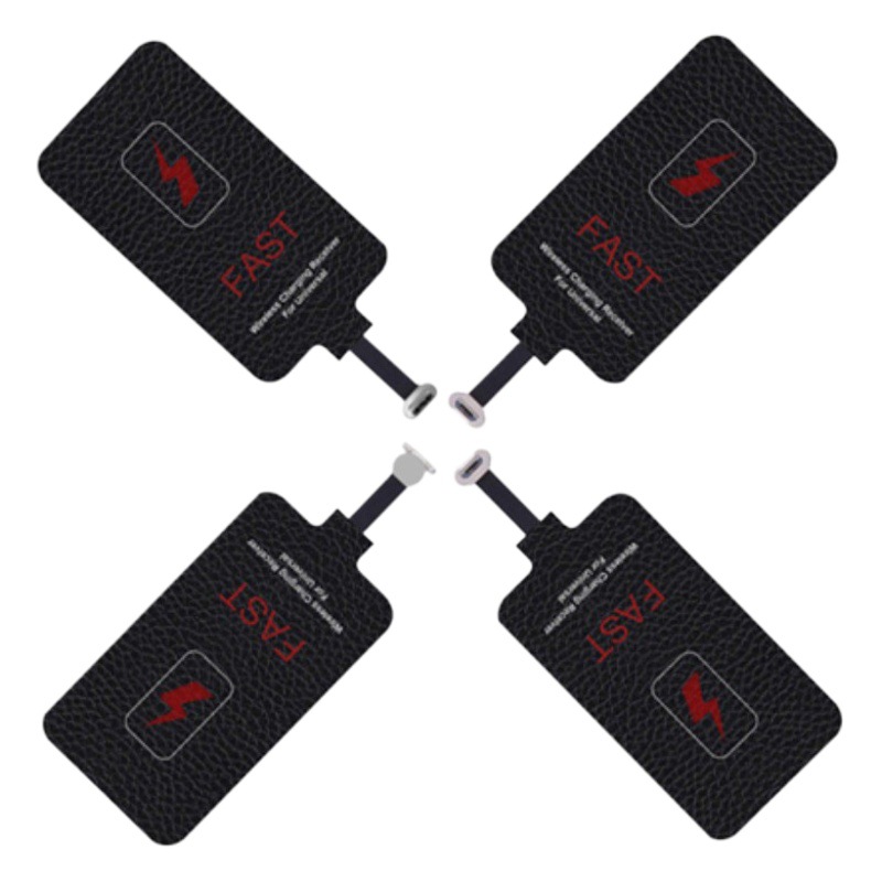 Venta al por mayor teléfono móvil receptor de carga inalámbrica carga rápida para Android Apple tipo-c Huawei carga inalámbrica recibir pegatinas