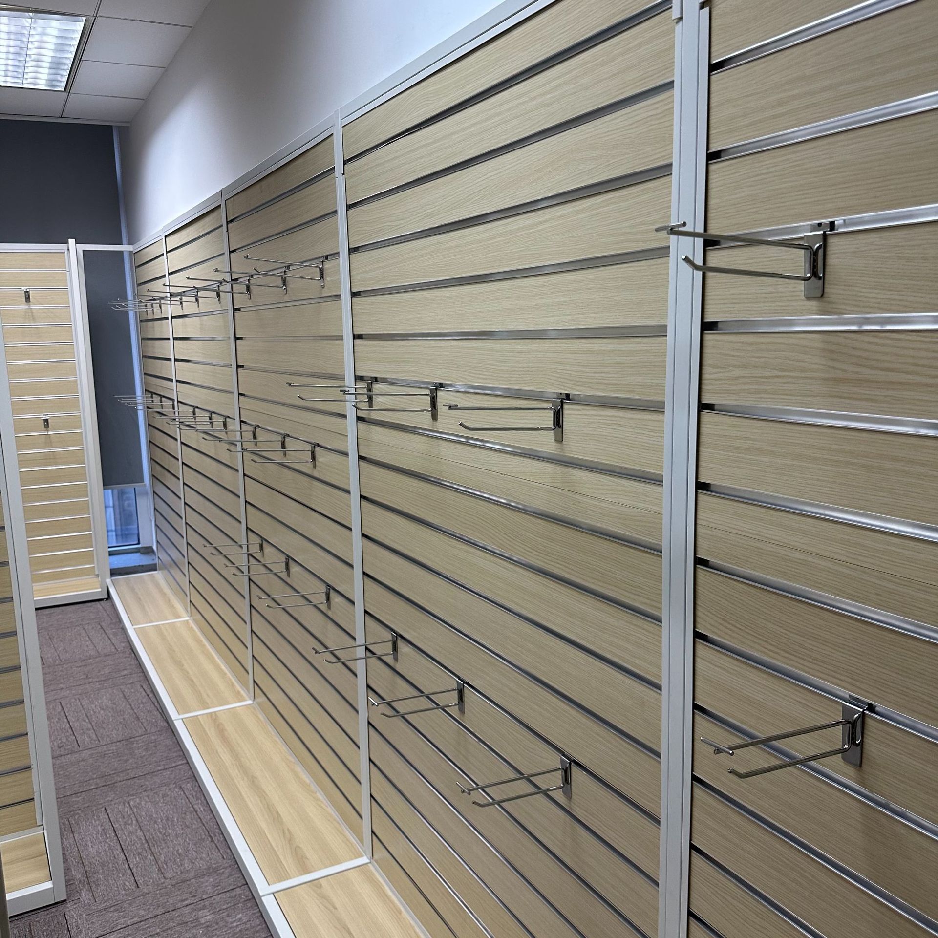 现货零食超市商场母婴展示货架文具便利店双面精品服装展示货架