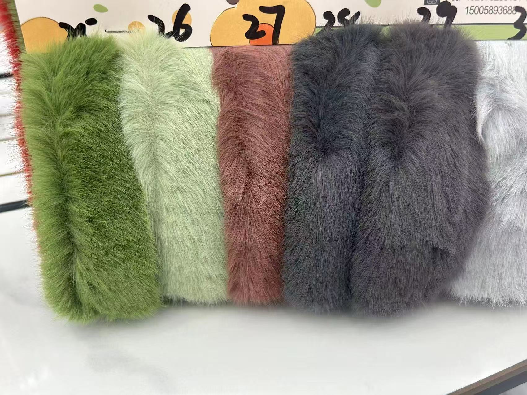 Terciopelo de visón encriptado de 800g, tela de terciopelo jade fox para zapatos, bufandas, alfombras, ropa, fabricante de telas de pelo alto y bajo