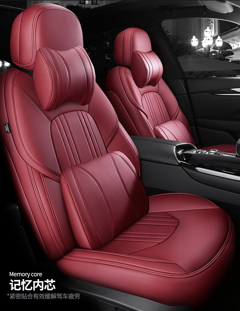 Changan cs75Plus/cs55/cs35 Eado x5 Nuoyumi Deep Blue All-Season Full-Coverage Genuine Leather Car Seat Covers