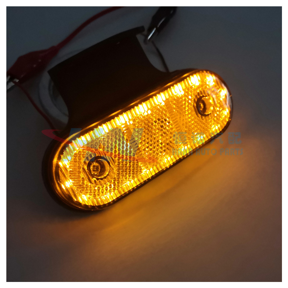 Ventas de fábrica camión de luz lateral 4LED luz lateral Luz de señal de luz 10/30V Luz de camión