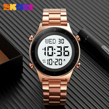 �羳���N�r�����r��LEDҹ��䓎���ӱ�SKMEI�̄���Ƥ��펧��ˮ