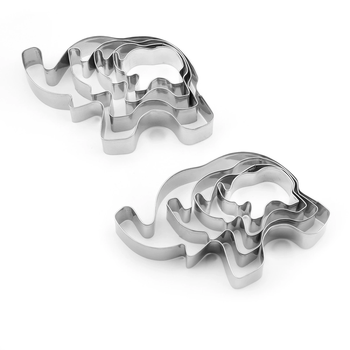 Silicone multicoloured compact mold stainless steel, custom-made