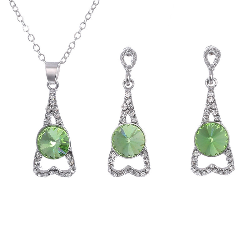 Special clearance popular crystal jewelry pendant necklace earrings