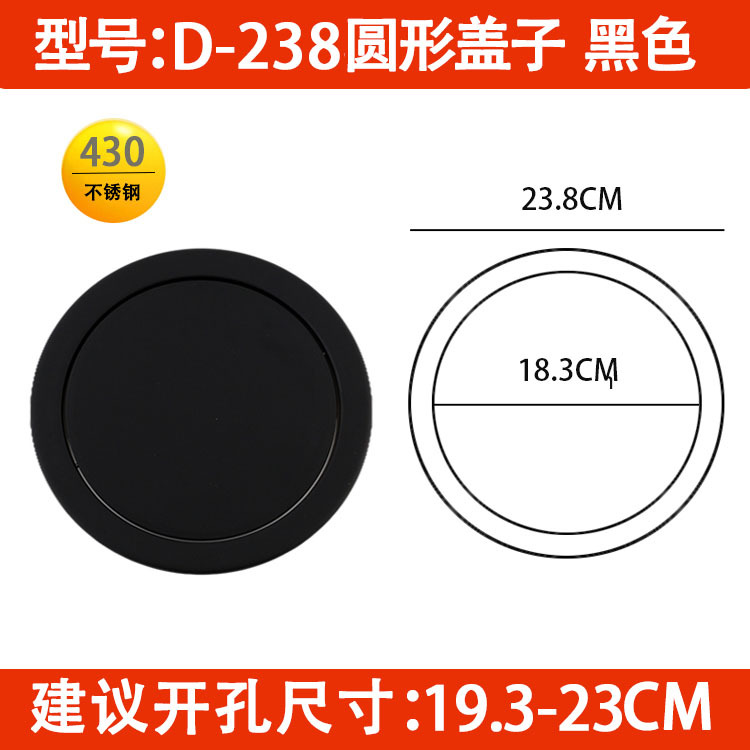 Encimera empotrada cubierta basculante basura puede Flip cubierta de acero inoxidable cubierta basculante cocina lavabo herramientas cubierta oculta