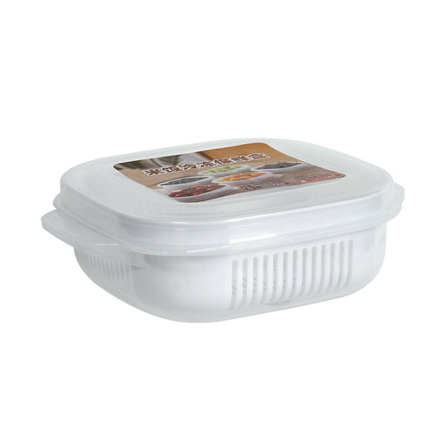 Japanese rice preservation box with freezing drainage, microwave heating, office worker lunch box, convenient bento box, storage box