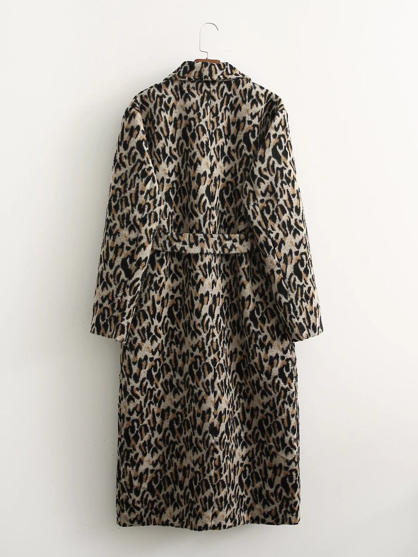 leopard print woolen coat nihaostyles wholesale clothes NSAM88778