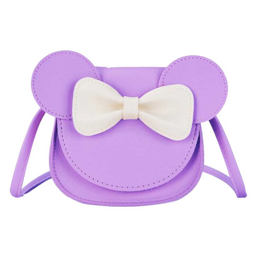 Korean Style Kidsren's Bag for Girls 2026 New Pink Bow Single Shoulder Mini Crossbody Bag Bow Shoulder Bag
