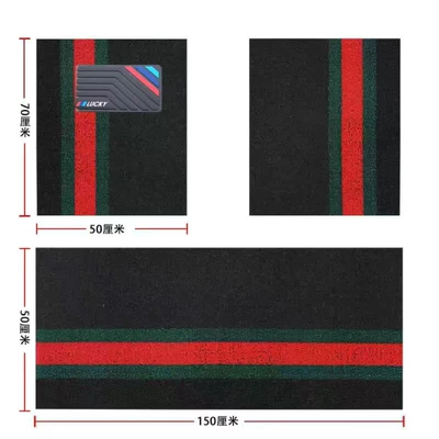 Universal Foot Pad – Interior Floor Mat Universal Durable - main-and-auxiliary-5070-rear-row-50150-black-cool-three-piece-set