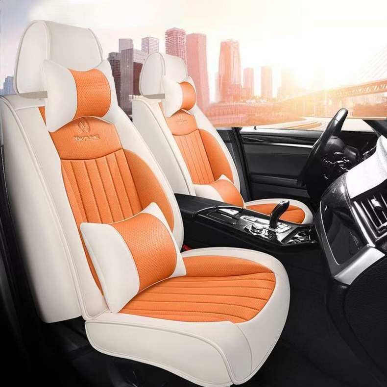 2025 All-Season Universal Seat Cushion Full Coverage Car Seat Pad Nappa Leather Seat Cover Specially Designed for Cross-Border Hot Sales