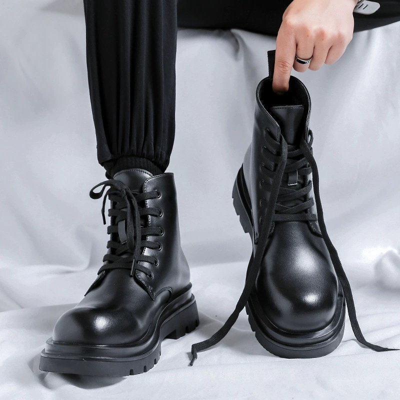 Весенние туфли для дерби с толстым дном