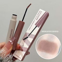 自然巧绘染眉膏棕色韩系自然持久定型眉笔防水不易晕染浓密睫毛膏