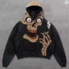 Brown skull sweatshirt 1